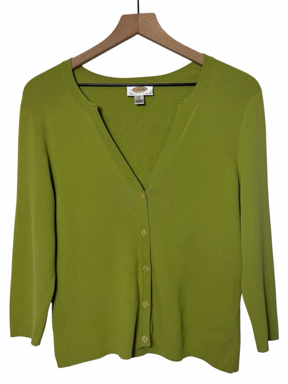 Talbots Petite Medium Green Sweater Women's PM